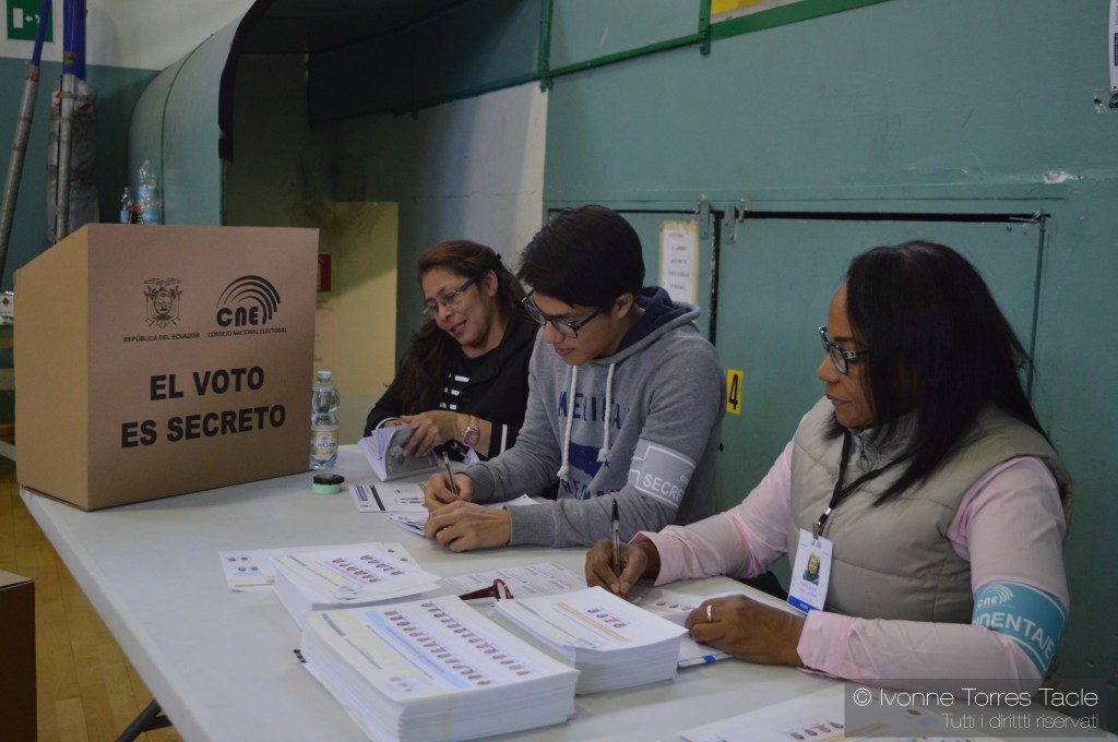 Génova.- Ciudadanos ecuatorianos sufragaron el pasado 24 Marzo, para elegir a los representante al Consejo de participación ciudadana Control&nbsp;Social.