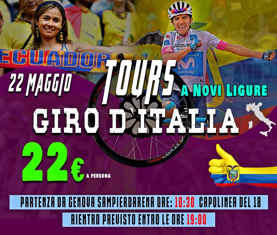 Génova.- Giro de Italia, Agencia TSACHILAS VIAGGI organiza Tour a Novi&nbsp;Ligure