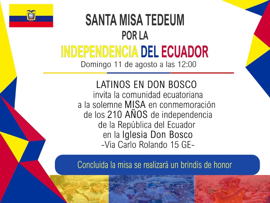 Latinos en Don Bosco conmemora los 210 años del Primer Grito de Independencia de&nbsp;Latinoamerica