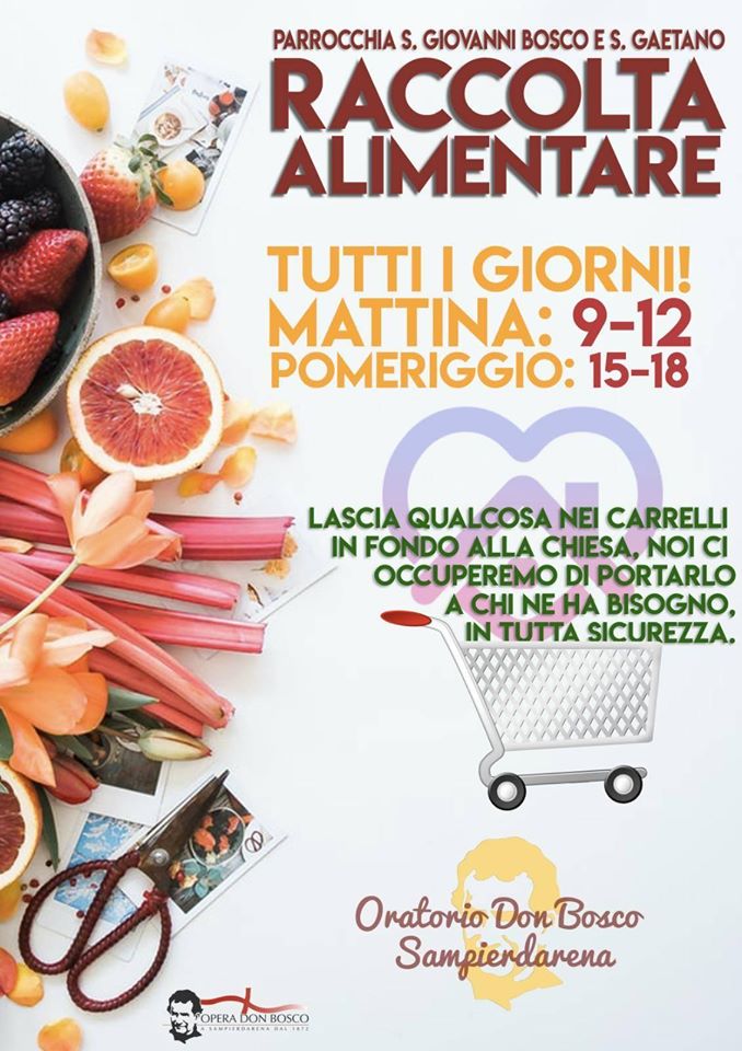 Genova.- Raccolta alimentare organizzata dalla Parrocchia Don&nbsp;Bosco