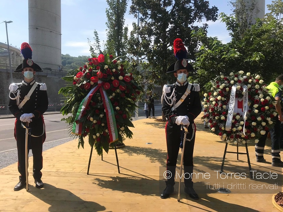 Génova Conmemora las 43víctimas del derrumbe del Puente&nbsp;Morandi