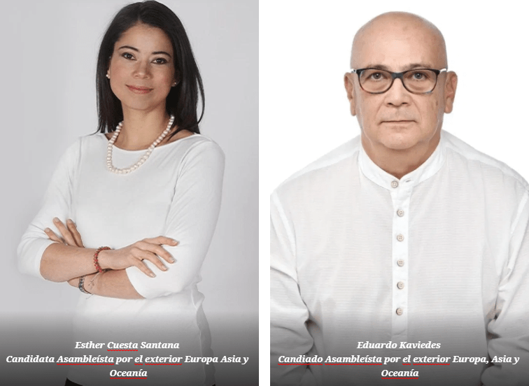 Política al Día.- Esther Cuesta y Eduardo Kaviedes candidatos asambleistas por el&nbsp;exterior