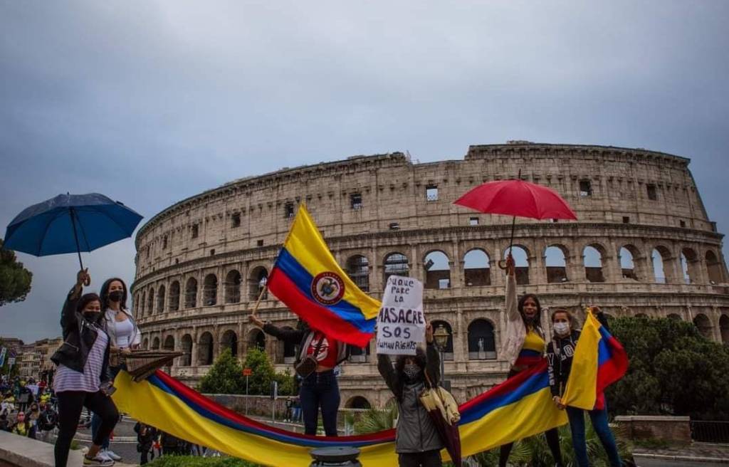 Roma.- Oggi in Piazza Esquilino dalle 18 alle 20 pm Manifestazione per la difesa dei Diritti Umani in&nbsp;Colombia