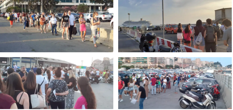 Génova.- Gran Afluencia en el Open Day para la vacunación de la Segunda dosis, entre ellos ciudadanos latinoamericanos acudieron a esta iniciativa de la Región&nbsp;Liguria