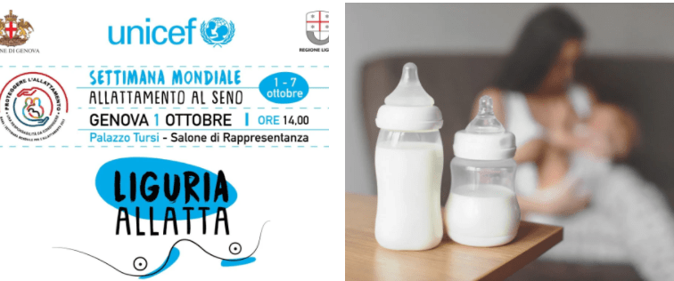 1-7 ottobre, Settimana dell’allattamento al seno. Al Gaslini  e Galliera di Genova un importante banca&nbsp;latte.