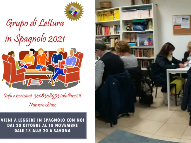 “A SAVONA, RIPARTE L’EDIZIONE 2021 DEL GRUPPO DI LETTURA IN SPAGNOLO&nbsp;DELL’USEI”