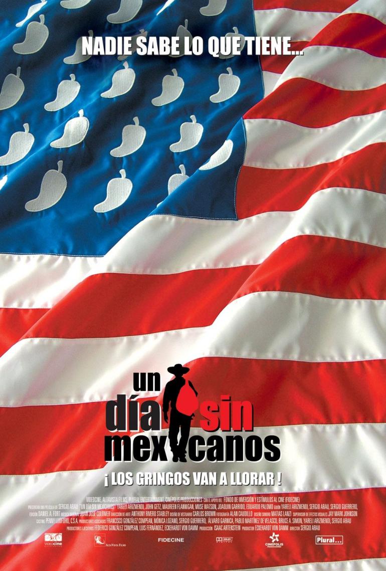 Martedí 13.- Invito rassegna cinematografica ‘Un dia sin mexicanos’