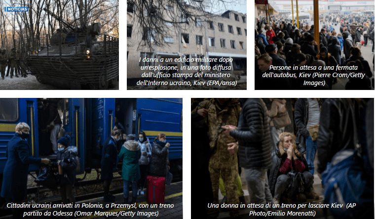 Ucraina.- Conflicto bélico podría desencadenar una catástrofe humanitaria. Inicia el éxodo de los ucrainos a países&nbsp;vecinos.