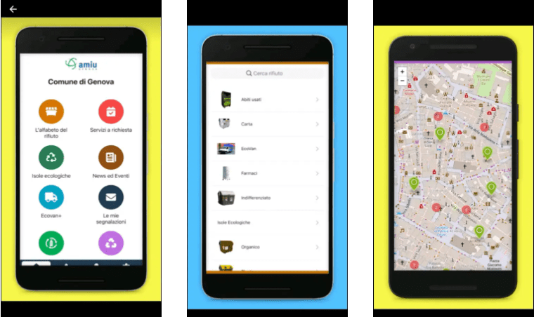 Génova.- La nueva “AMIU App” estará activa a partir hoy 1 de julio y sustituirá a la anterior “Clean&nbsp;App”.