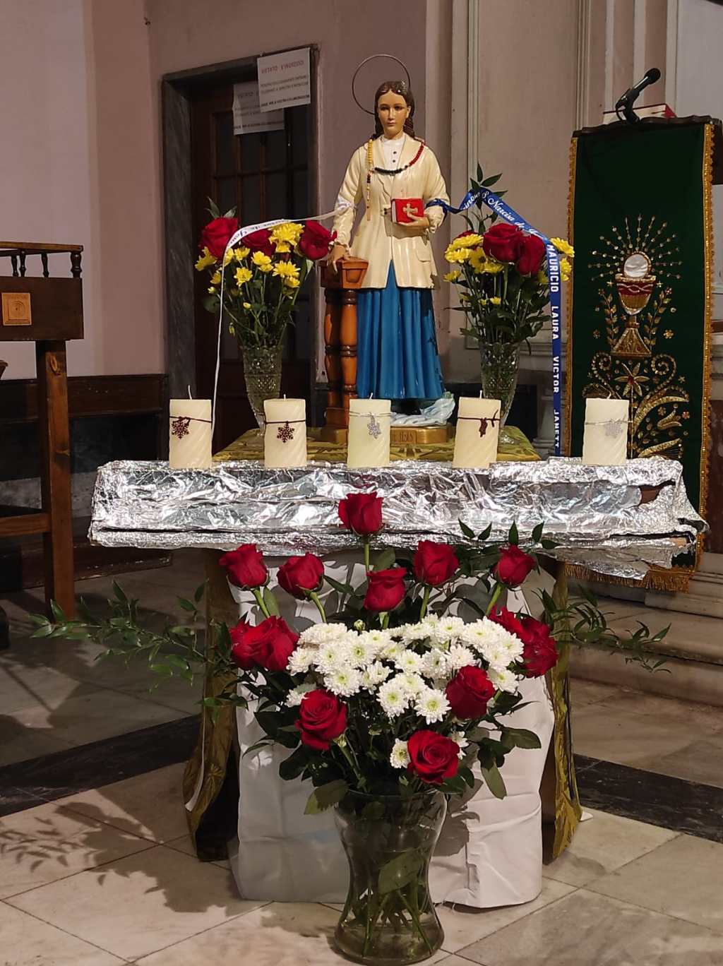 Génova.- Celebración de los 14 años de canonización en honor a la Santa Narcisa de Jesús Martillo&nbsp;Morán