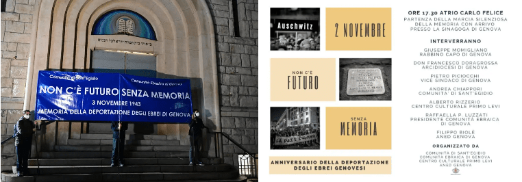 Génova.- Hoy recordaremos la Shoah y dice no al antisemitismo y al&nbsp;racismo.