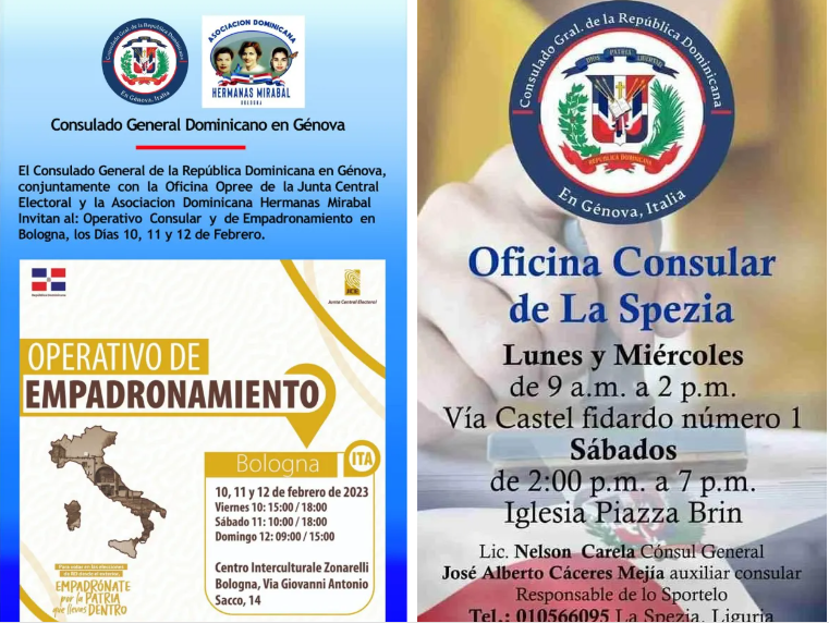 Consulado Dominicano presente este fin de semana con Tres Operativos en diferentes ciudades&nbsp;.