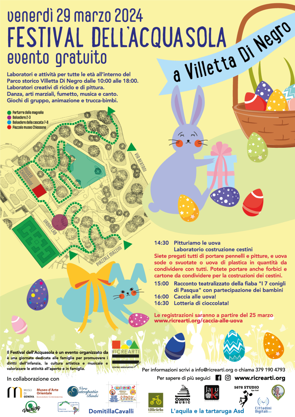 Venerdì 29 Festival dell’Acquasola, evento gratuito a Villa Di&nbsp;Negro