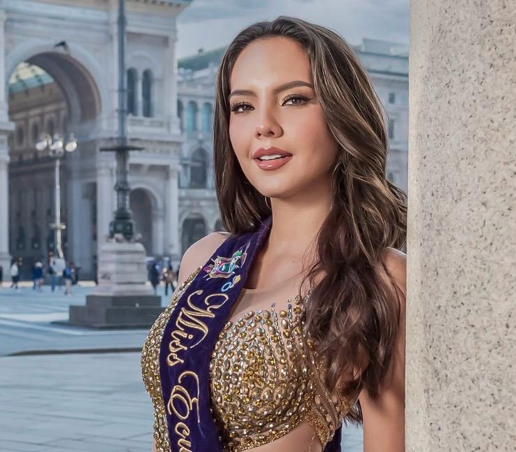 La Embajadora de la belleza ecuatoriana, Delary Stoffers Villón Miss Ecuador – Universo 2023, visitó la ciudad de&nbsp;Génova.