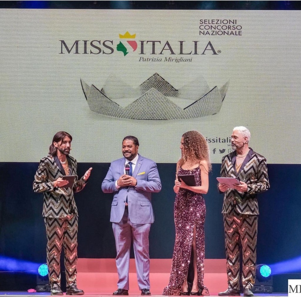 Cónsul General de la República Dominica Nelson Carela Luna, Invitado de Honor en el certamen de belleza Miss Liguria de Mirella&nbsp;Rocca.