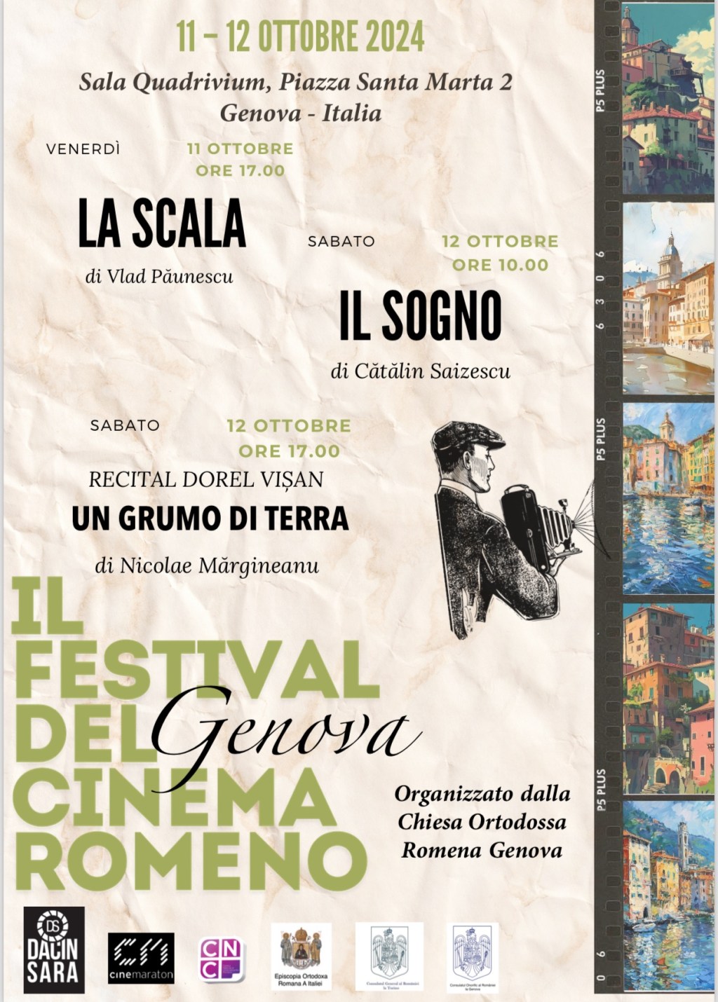 Genova.- Festival del Cinema Romeno 11-12&nbsp;Ottobre