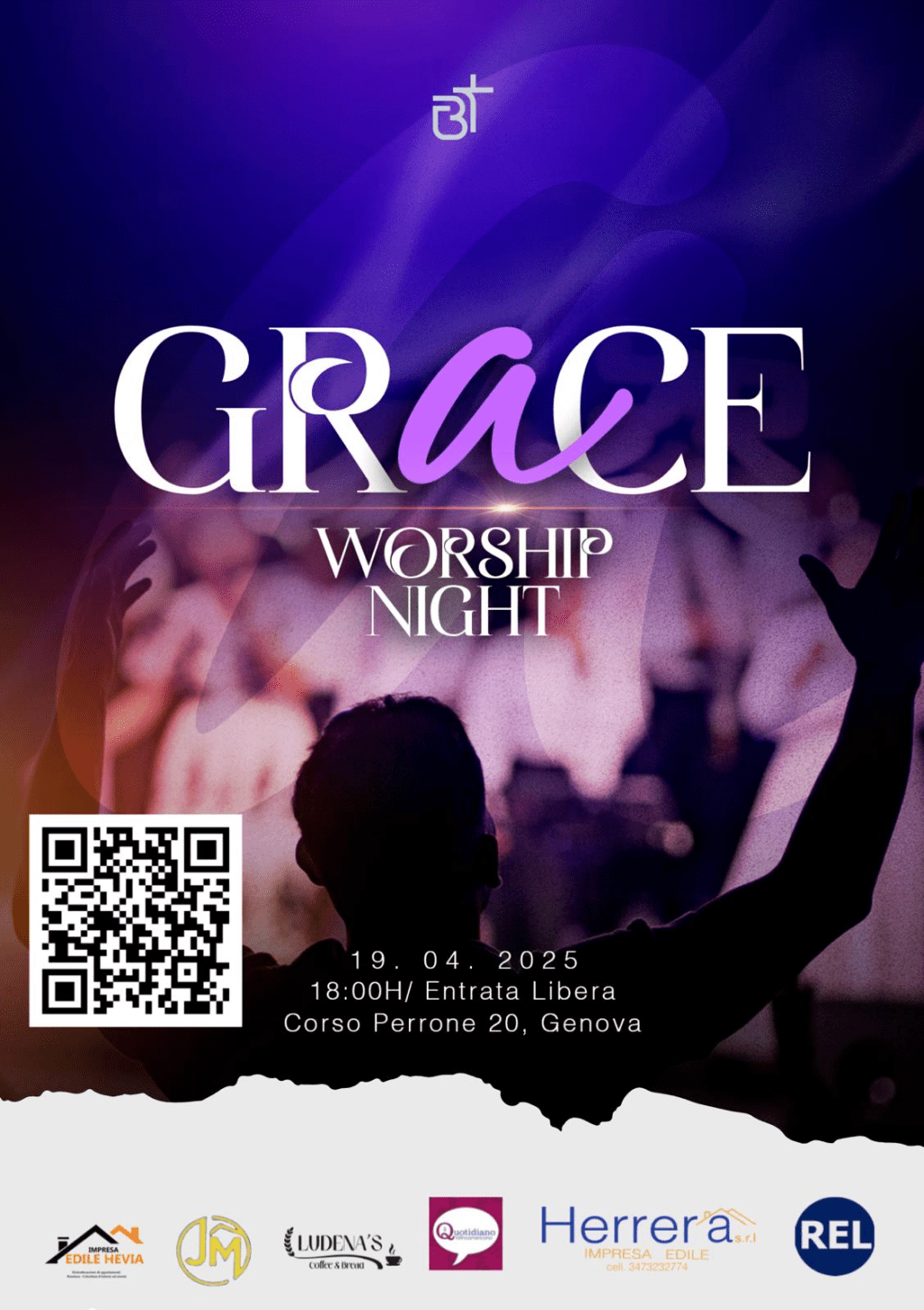 Serata di Adorazione “Grace Worship Night ” a Genova: Un’Esperienza Spirituale Aperta a&nbsp;Tutti